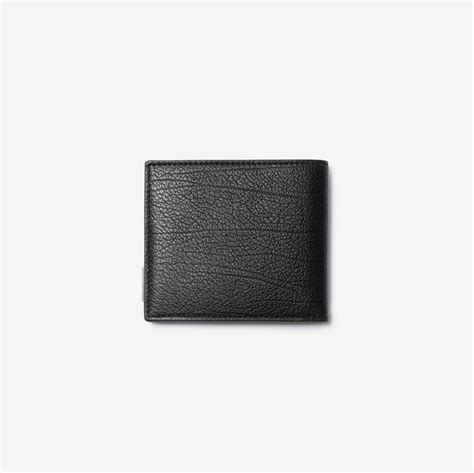 B Cut Bifold Wallet in Black 